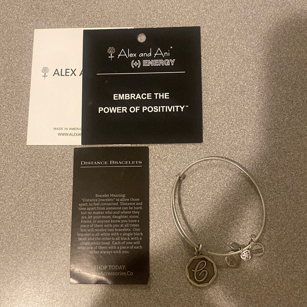 Alex and Ani + energy C bracelet